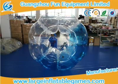 China Customized Heat Sealed PVC Inflatable Bubble Ball With Logo Printing for sale