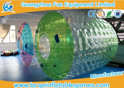 China Bola inflable de la rueda del rodillo del agua, rueda inflable del hámster para los seres humanos en venta