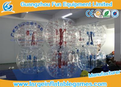 China Clear inflatable body bumper ball Human Bubble Soccer , Bubble Football for sale