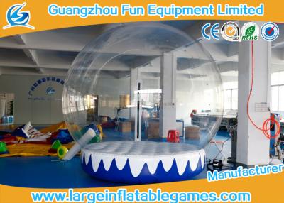 China 3M 4M Dia Inflatable Advertising Products Inflatable Snow Globe Customized Backdrop Cartoon Background for sale