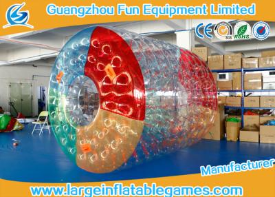 China Rueda inflable inflable del hámster de la bola de rodillo del agua del PVC para la piscina de agua en venta