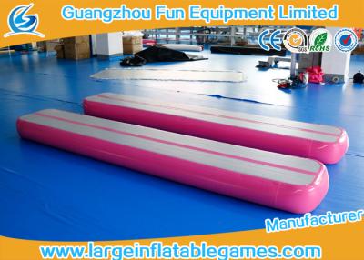 China 0.9mm van de de Lucht Strakke Straal van pvc de Materiële Opblaasbare Aangepaste Kleur Mat voor Gymnastiek Te koop