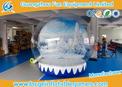 China 0.6mmPVC 3M Dia Inflatable Show Ball Inflatable Snow Globe For AD for sale