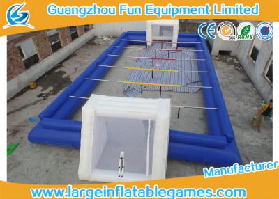 China Bossaball-Gericht Fußballplatz 0.55MM PVCs aufblasbares aufblasbarer HolleyBall-Spielplatz zu verkaufen