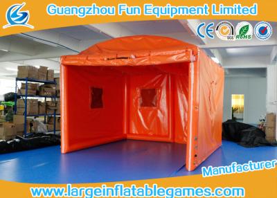 China Orange Oxford Outside Small Inflatable Bubble Tent For Party / Event for sale