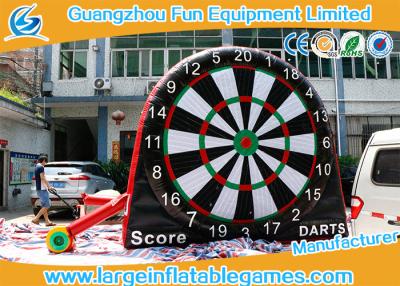 China Attrative Design Commercial Giant Inflatable Sport Games , Double Sides Inflatable Soccer Darts Board for sale