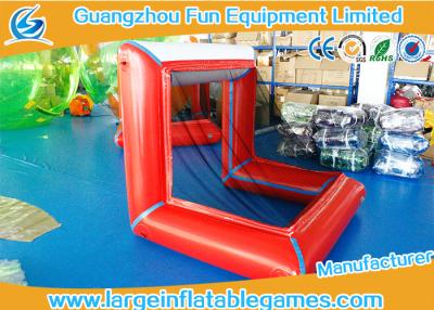 China Air Sealed Inflatable Football Pitch Logo Printed / Inflatable Soccer Goal for sale