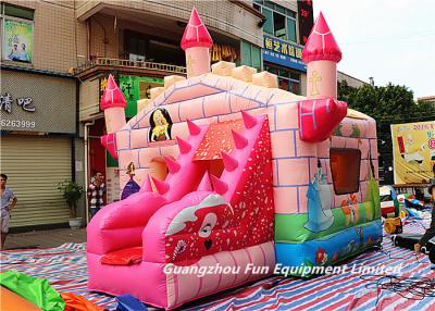 China Commercial Funny Inflatable Princess Bouncy Castle With Slide For Children Toys for sale