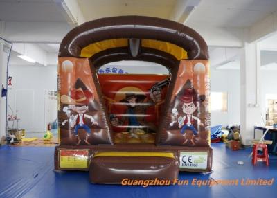 China Air Fun City West Wild Shoot Out Inflatable Bouncy Castle 3 * 3m Customized for sale