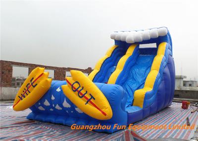 China CE Certificate Commercial Inflatable Slide With Small Pool / Pool Slide for sale