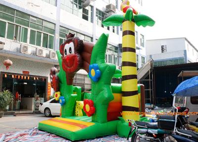 China PVC Tarpaulin Monkey Jumping Inflatable Bouncy Castle With CE and TUV for sale