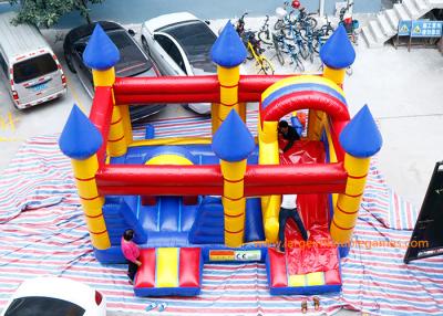 China Customized Inflatable Bouncy Castle With Slide Jumping Area For Kids for sale