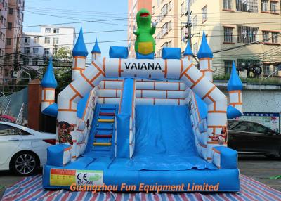 China Flame Resistant Giant Commercial Inflatable Slide / Inflatable Bouncers With Slide for sale