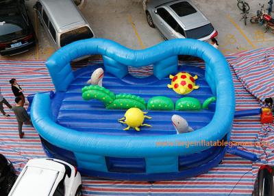 China Kids Cartoon Ocean World Inflatable Air Bouncer For Amusement Park for sale