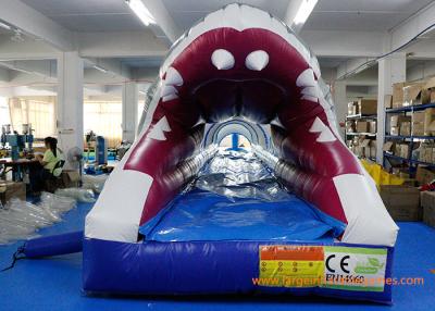 China PVC Tarpaulin Shark Commercial Or Personal Large Inflatable Slide ROSH for sale