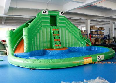 China PVC Tarpaulin Crocodile Commercial Inflatable Jumpers Slides For Event for sale