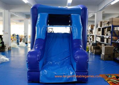 China Safety Blue PVC Commercial Inflatable Water Slides For Children for sale