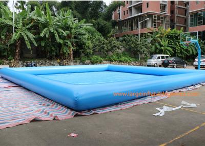 China Fire Retardant And Waterproof Blow Up Swimming Pool 10*10m Or Customized for sale