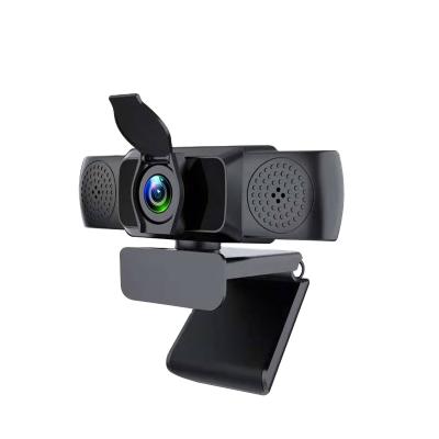 China Camera Built-in Microphone Streaming 1080P 2K Full HD Webcam with USB Web Camera Video Call Privacy Coverage for sale