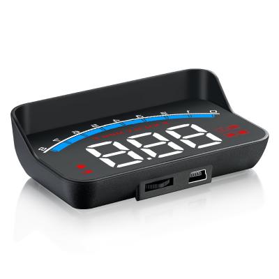 China 2020 new product of plastic and electronic component RELEE 3.5 inch car HUD System OBD2 led HUD Head up display for sale