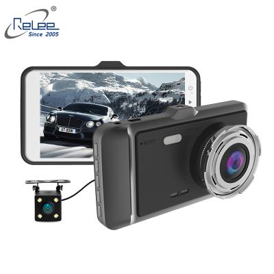 China Waterproof 2019 New Arrival 4inch Car Cam Front and Rear FHD 1080P Recorder Car Black Box vVideo DVR Dashcam Car Camera for sale