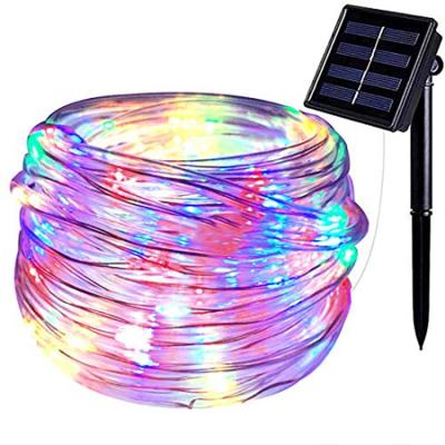 China Super Light RGB String Lights Beautiful LED Solar Christmas Decoration Lights for sale