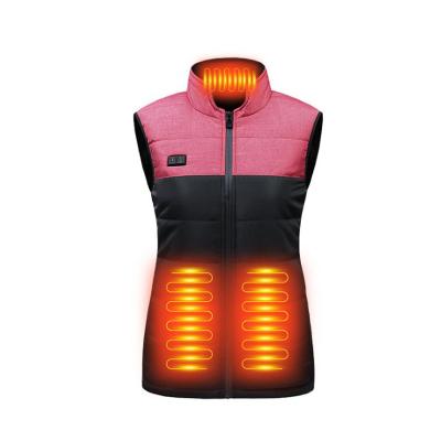 China 2021 Winter Breathable Warm Usb 5v Cotton Rechargeable Smart Electric Men And Women Heated Vest Jacket for sale