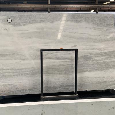 China Modern White Marble Slabs Custom Cut Marble , Carrie White Marble Price Per Square Meter for sale