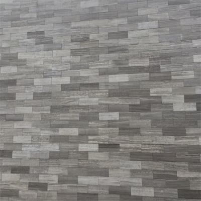 China Modern China Guizhou Gray Wood Veins Marble Wall Tiles, Gray Wooden Marble for sale