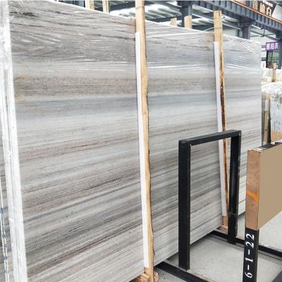 China Sales Crystal Wood Grain Modern Hot Vein Marble Wood Slab For Wholesale for sale