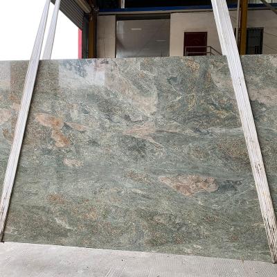 China Costa Rose Green Marble Tiles modern for hotel wall natural stone tiles marble floor tiles for sale