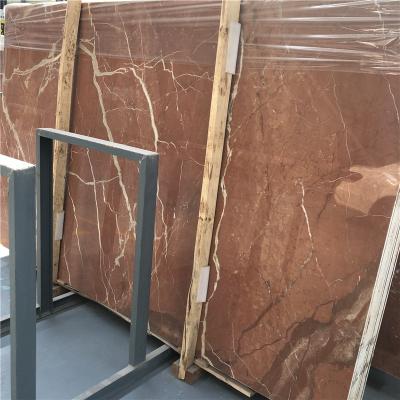 China Wholesale Modern Polished Red Marble Tiles For Interior Floor And Wall Hotel Lobby Red Marble Slabs for sale