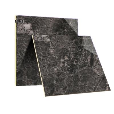 China Modern Modern Type Dark Gray Leather Face Anti-Slip Marble Tile Bedroom Tiles for sale