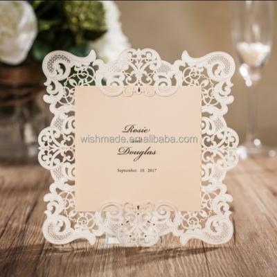 China Cheap China Wedding Invitation Card Factory Wholesale Greeting Card With RSVP CW6079 for sale