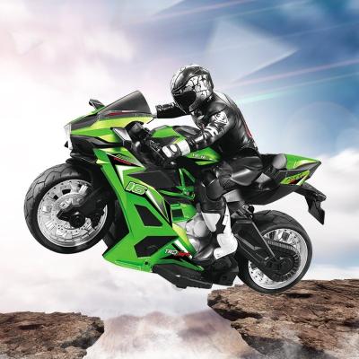 China High Quality Plastic RC Hobby Motorcycle Kids Toys 2.4g Rc Car 1/10 4d Simulated Controller Motorcycle Toy For Sale for sale