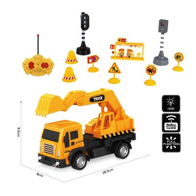 China RC Hobby Newcomer Radio Control Toys 1/30 Truck Construction Dump Vehicle Rc Construction Cars for sale