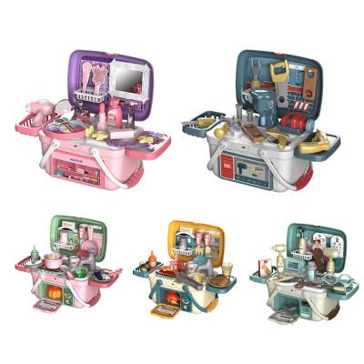 China Eco-Friendly Hot Barbecue Kids Product Medical Tool Box Kitchen Pretend Play Toy For Wholesale for sale