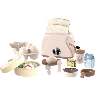 China Educational Pretend Kitchen Set Home Appliance Toy High Quality Play Household Play Kitchen Toys Mini Carry-Over Toaster Machine Set For Kids for sale