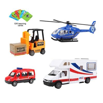 China Toy Cheap Mini Alloy Diecast Pull Back Cast Toy Vehicle Friction Model Truck Diecast Car Toys Wholesale for sale