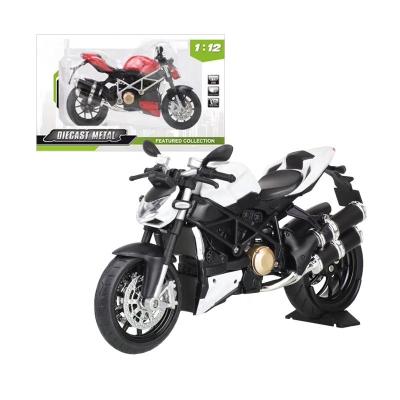 China Toy Children Collection Diecast Motorcycle Model Alloy Motorbike Toys Diecast Cars With Light Music for sale