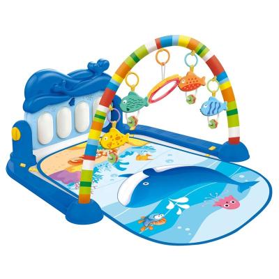 China Baby Gym Mat Pedal Multi Functional Piano Play Gym Mat Baby Fitness Support Musical Support Toys for sale