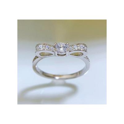 China Wholesale Direct Selling Luxury 925 Silver Diamond Rings CLASSIC For Women Party Wedding Gift for sale