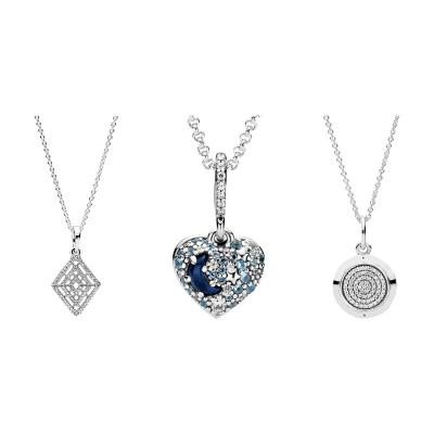 China Wholesale High Quality CLASSIC Pendant Necklace 925 Silver For Women for sale