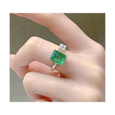 China Factory Direct Sale CLASSIC 925 Silver Gemstone Party DIY Open Ring For Girls for sale