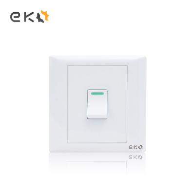 China Easy Installation Modern Home Wall Switch UK Standard 1 Gang 1 Way 86*86 Way 86*86 Wall Mounted for sale