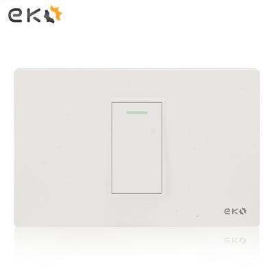 China Chinese Factory Easy Installation 1 Way Recessed Electrical Wall Switch For Home for sale