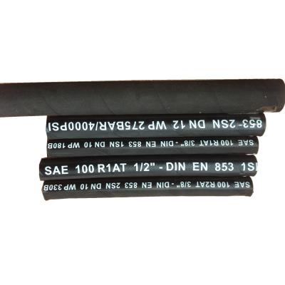 China Hydraulic Fluids Cable 1SN Reinforced High Pressure Hydraulic Hydraulic Hose R1AT for sale