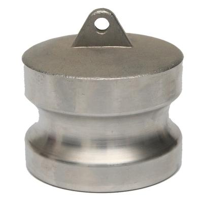 China Aluminum Quick Coupling Type Dustproof Stainless Steel Camlock Plug for sale