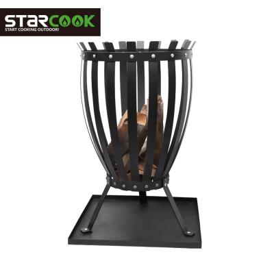 China Stocked 26 Inches Hot Fire Pit For Outdoor Camping Star Tall for sale