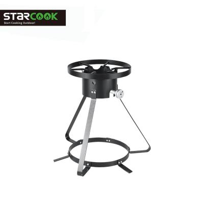 China Adjustable Size Patio Iron Gas Stove 1 Burner Stove Light Body Cooking Stove for sale